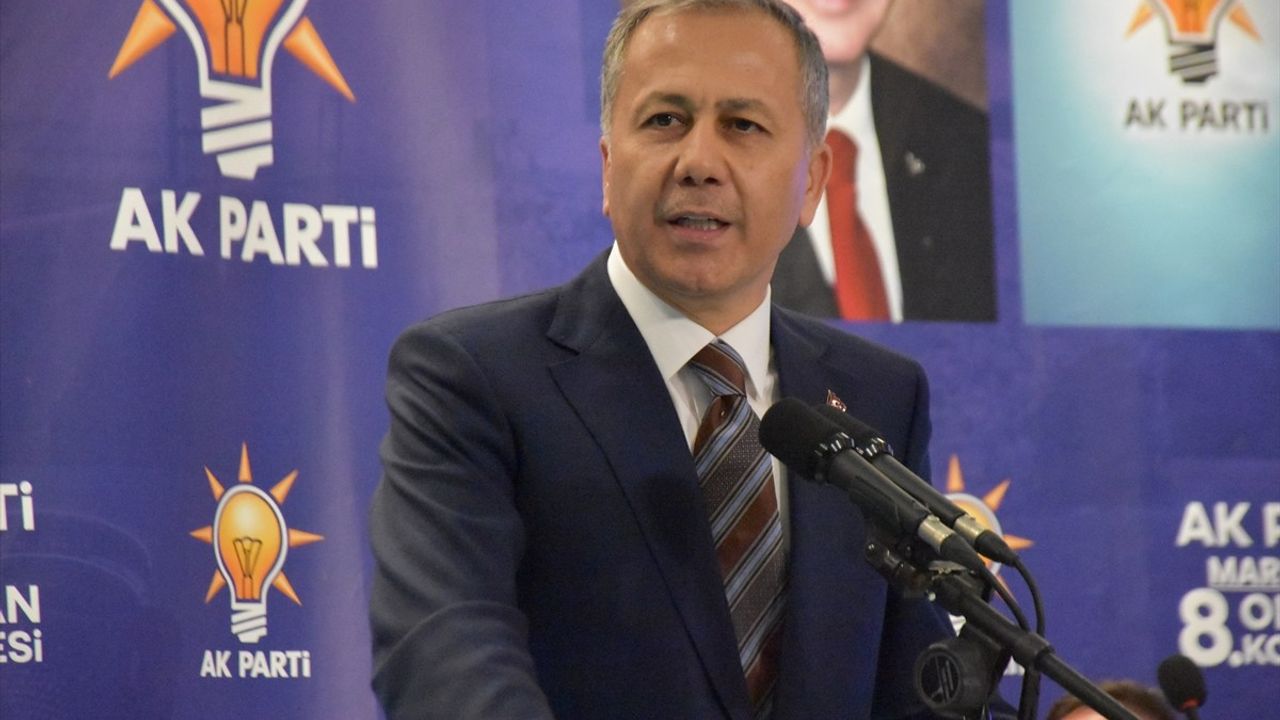 İçişleri Bakanı Yerlikaya, AK Parti Marmaris İlçe Kongresi'nde Güvenlik Vurgusu Yaptı