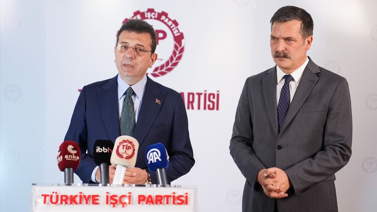 İmamoğlu, TİP Genel Başkanı Baş'ı Ziyaret Etti
