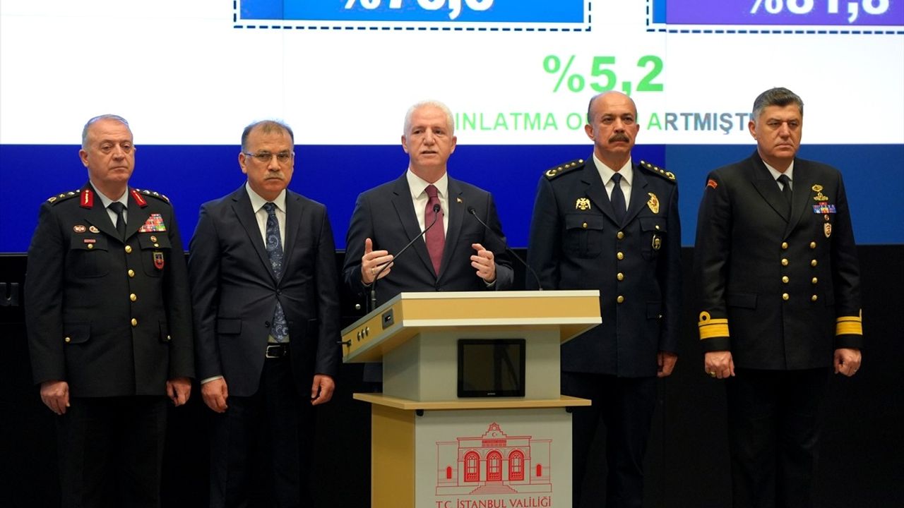İstanbul Valisi Gül'den 2024 Emniyet Verileri Açıklaması