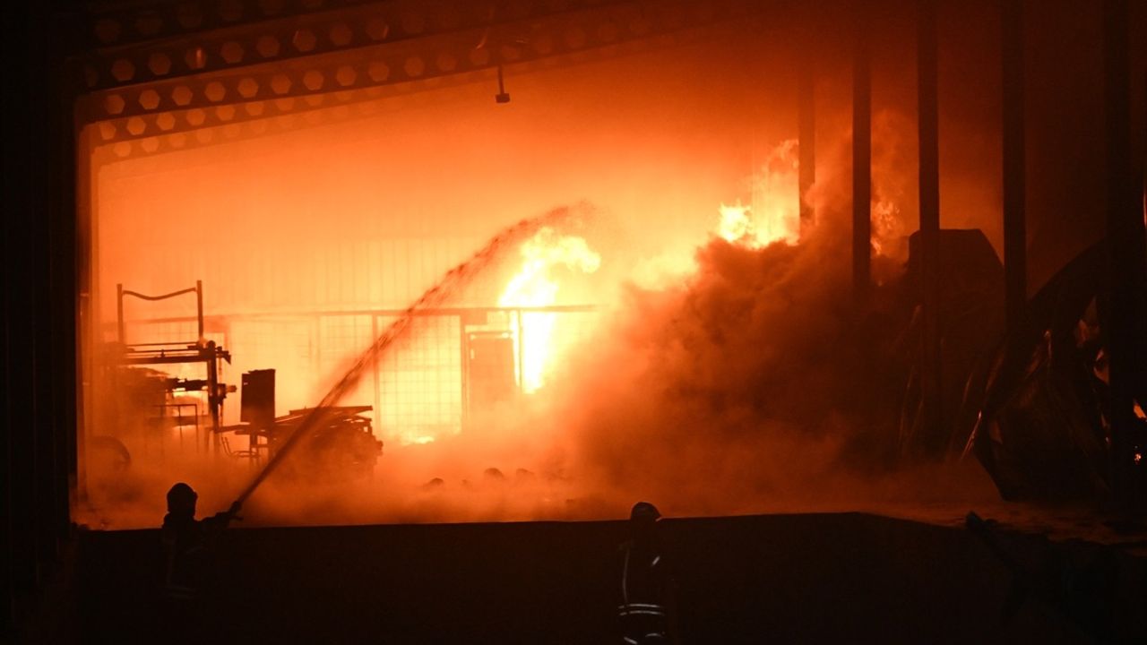 Kayseri'deki Mantar Üretim Tesisinde Yangın: Müdahale Sürüyor
