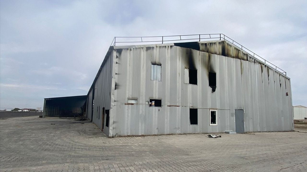 Kayseri'deki Mantar Üretim Tesisindeki Yangın Kontrol Altına Alındı