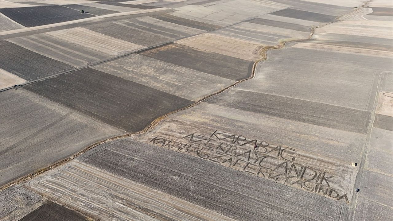 Kırklarelili Çiftçiden Anlamlı Kutlama: 'Karabağ Azerbaycan'dır'