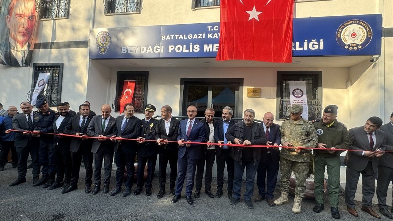Malatya'da Depremde Yıkılan Polis Merkezi Yeniden İnşa Edildi