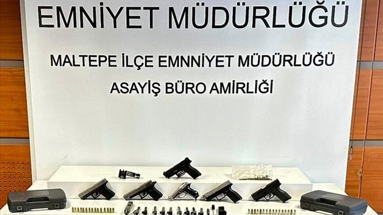 Maltepe'de Silah Kaçakçılığı Operasyonunda Bir Şüpheli Tutuklandı