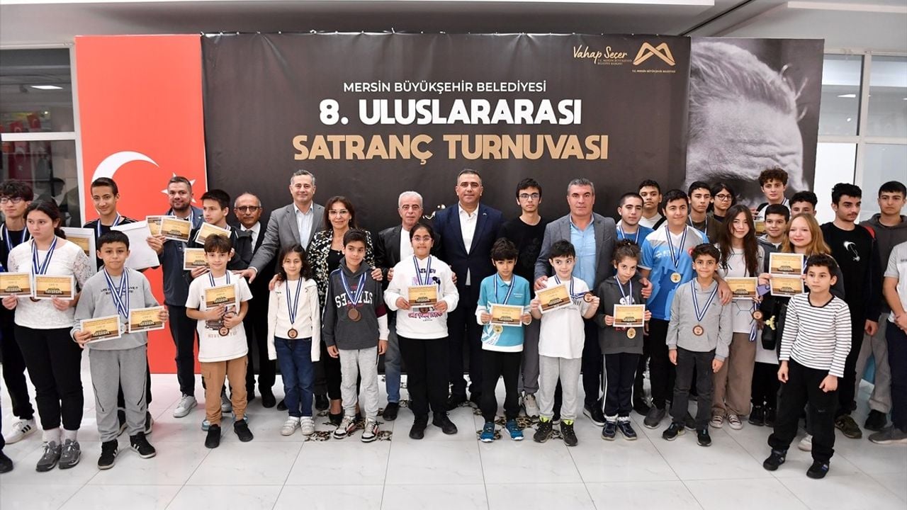 Mersin'de 8. Uluslararası Satranç Turnuvası Büyük Bir Başarıyla Tamamlandı