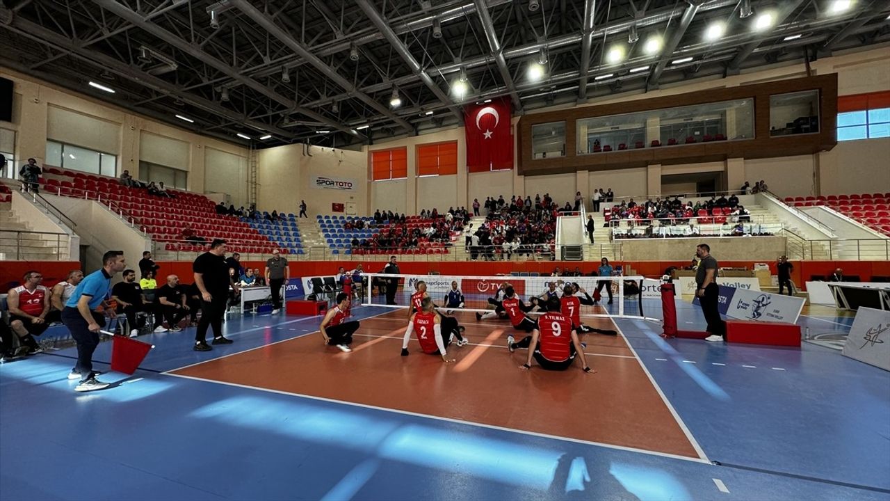 Oturarak Voleybol Avrupa Şampiyonası B Kategorisi Burdur'da Başladı