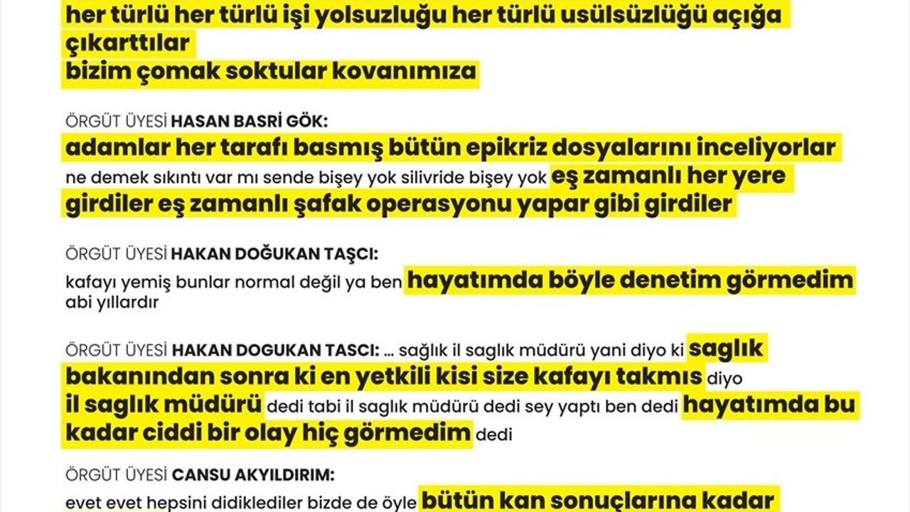 Sağlık Bakanı Memişoğlu, Yenidoğan Çetesi Operasyonu Hakkında Açıklamalarda Bulundu