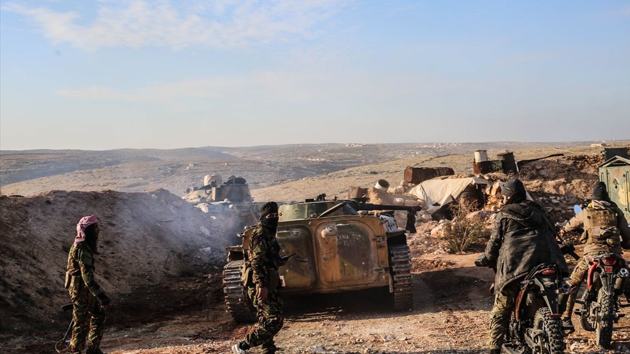 Suriye'de Halep Kırsalında Esed Rejimi ile HTŞ Arasında Çatışmalar