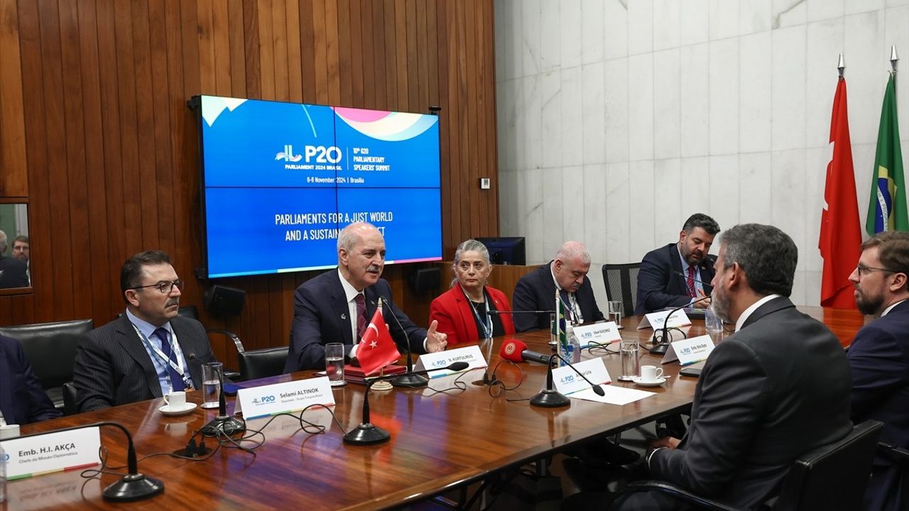 TBMM Başkanı Kurtulmuş, Brezilya Liderleriyle Önemli Görüşmeler Gerçekleştirdi