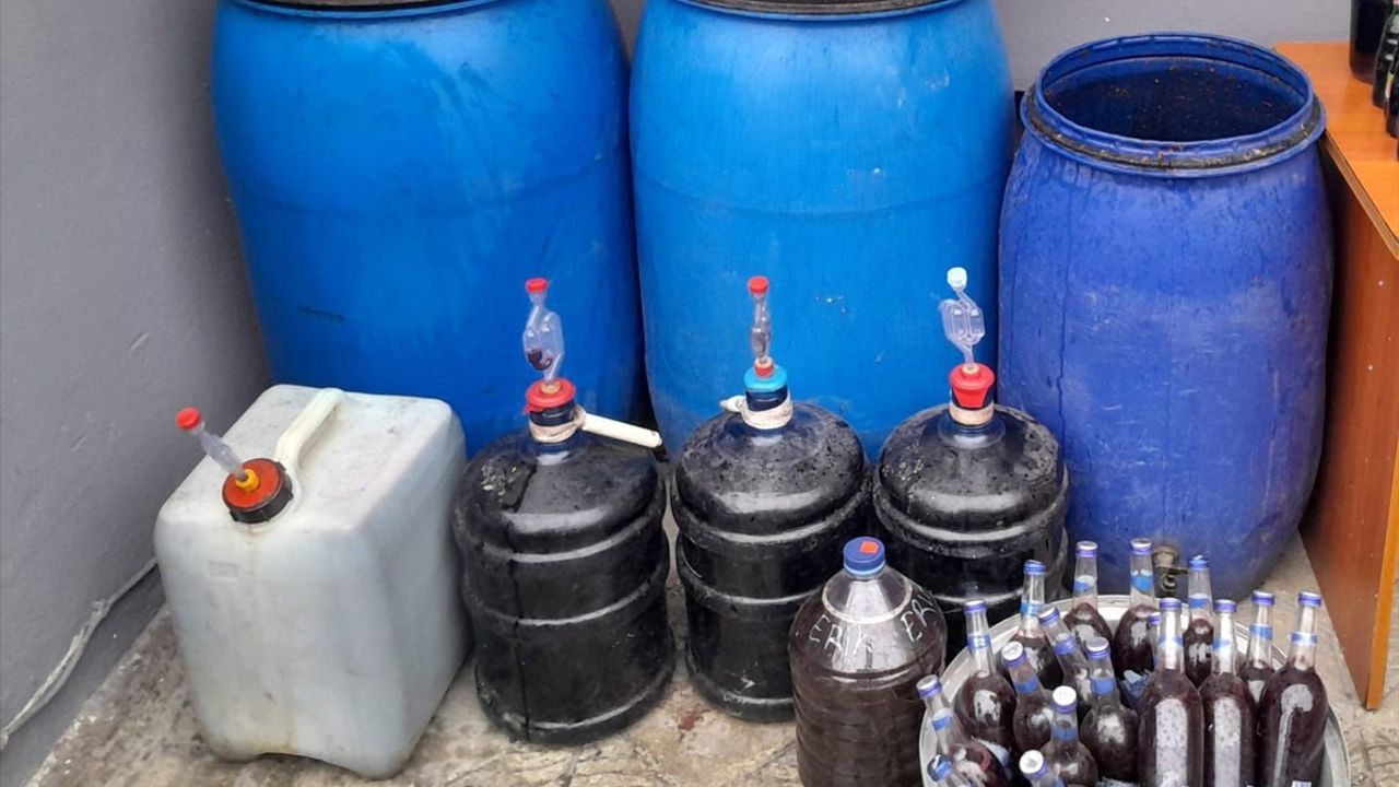 Tekirdağ'da 386 Litre Sahte İçki Ele Geçirildi