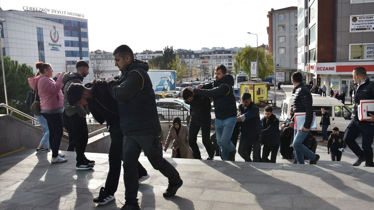 Tekirdağ Merkezli Dolandırıcılık Operasyonunda 8 Zanlı Tutuklandı