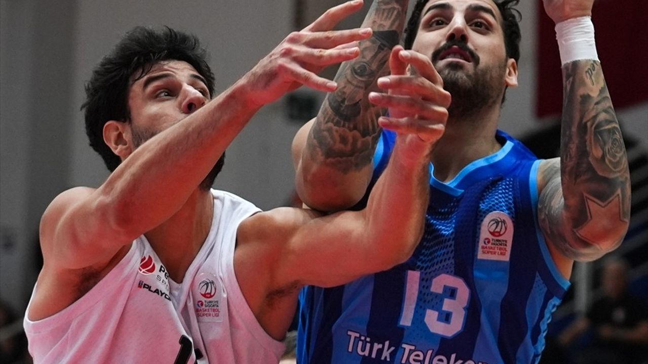 Türk Telekom, Aliağa Petkimspor'u 75-68 Yenerek Galip Geldi