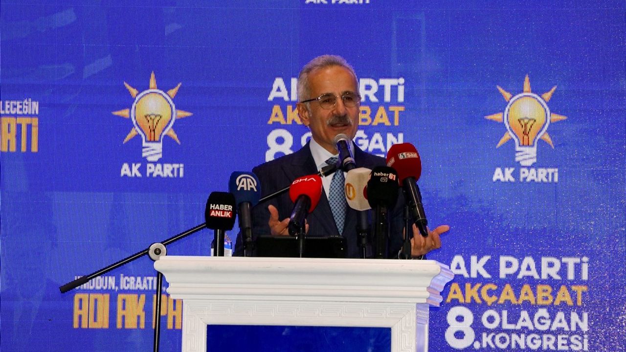 Ulaştırma ve Altyapı Bakanı Uraloğlu, Trabzon'a 153 Milyar Liralık Yatırım Yaptıklarını Açıkladı