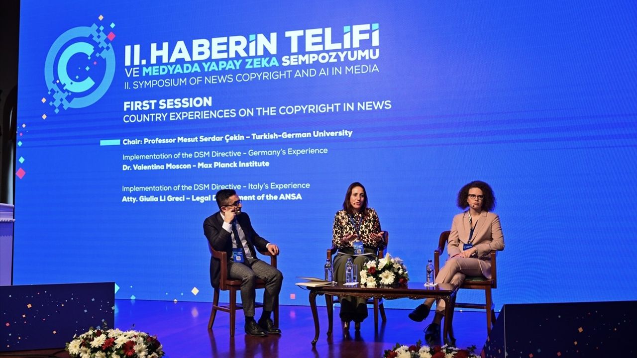 2. Haberin Telifi ve Medyada Yapay Zeka Sempozyumu'nda Ülkelerin Deneyimleri Tartışıldı