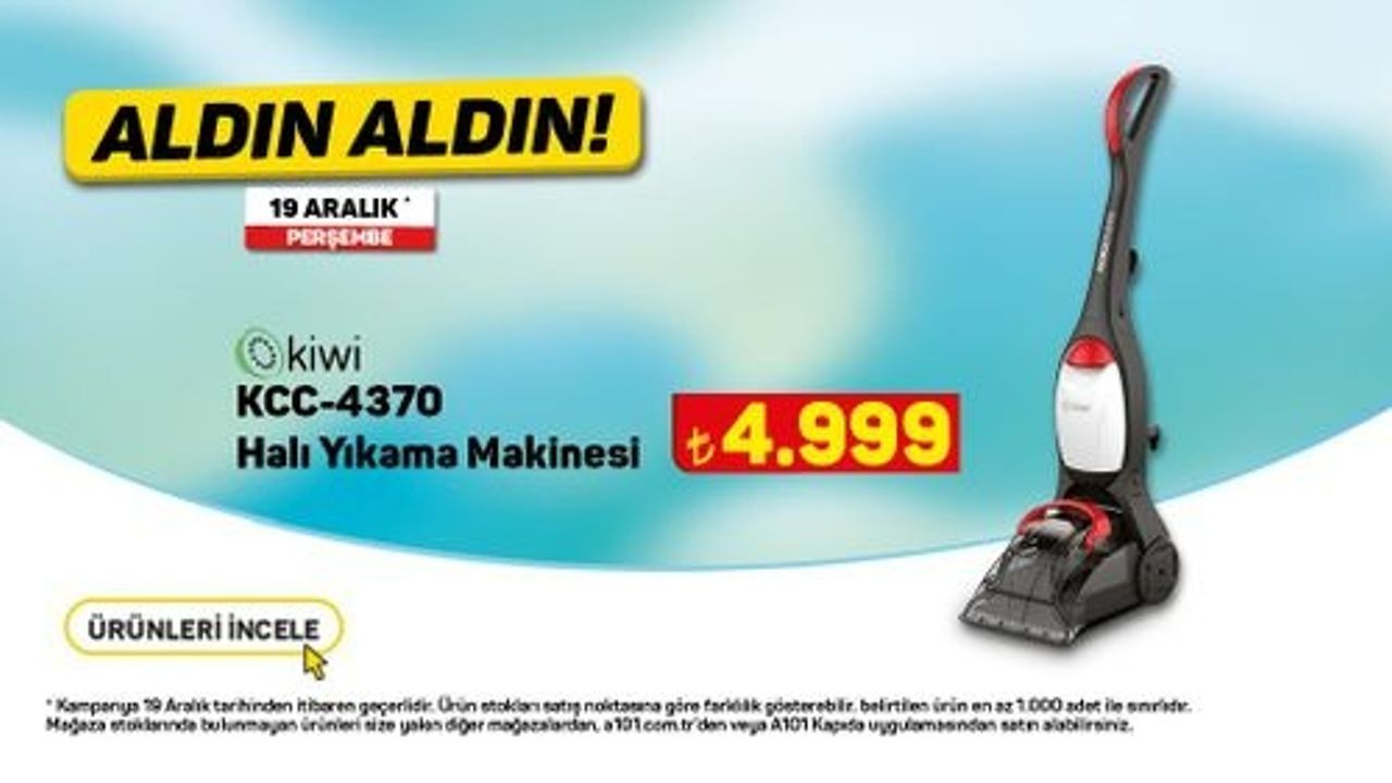 A101 19 Aralık 2024 Aktüel Ürünler Kataloğu Yayınlandı