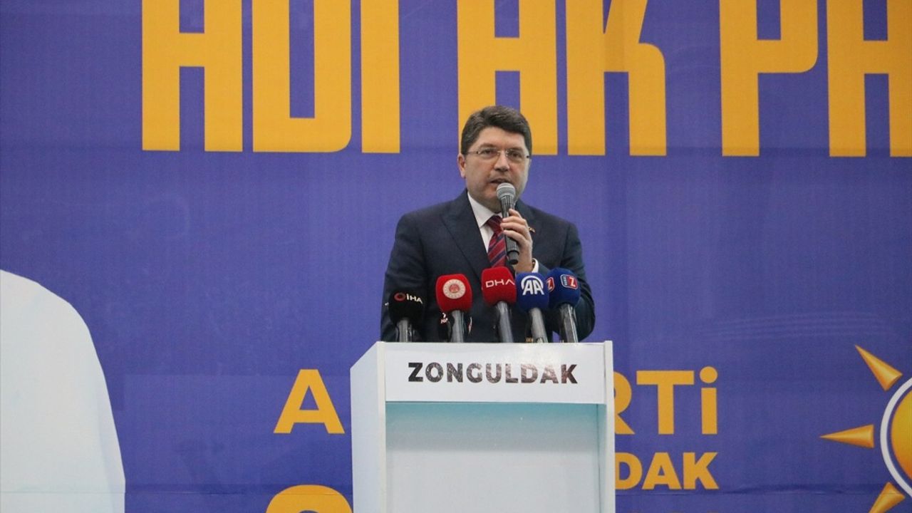 Adalet Bakanı Tunç, AK Parti Zonguldak İl Kongresi'nde önemli mesajlar verdi