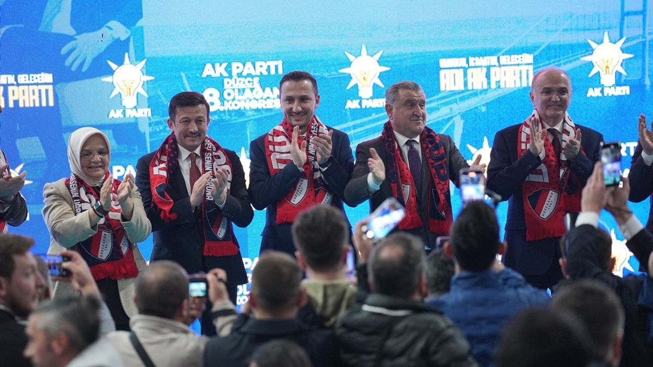 AK Parti Düzce 8. Olağan İl Kongresi Gerçekleşti