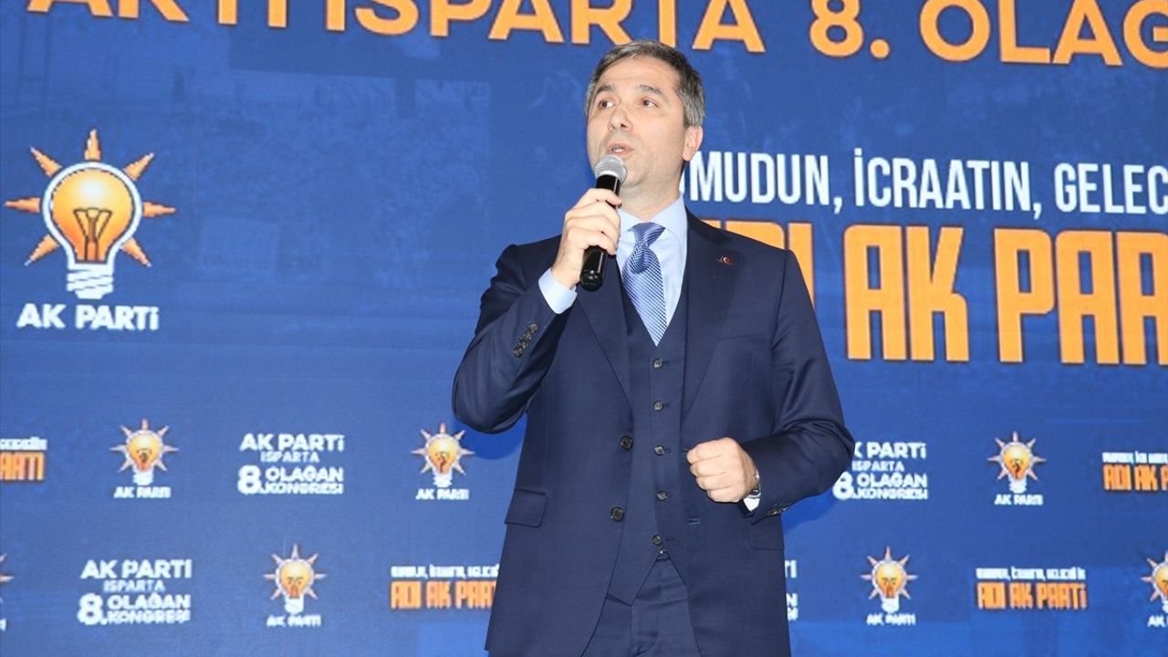 AK Parti Isparta 8. Olağan İl Kongresi Gerçekleştirildi