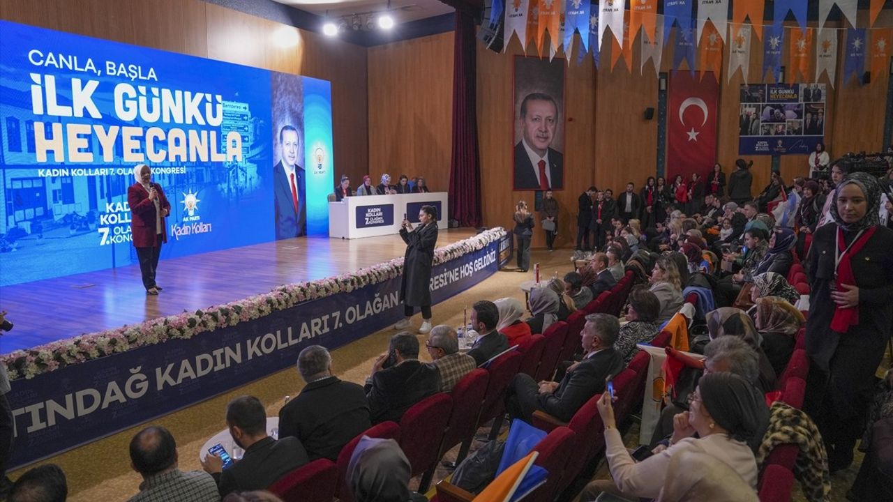 AK Parti Kadın Kolları Kongresi: Kadına Yönelik Şiddetle Mücadele Vurgusu