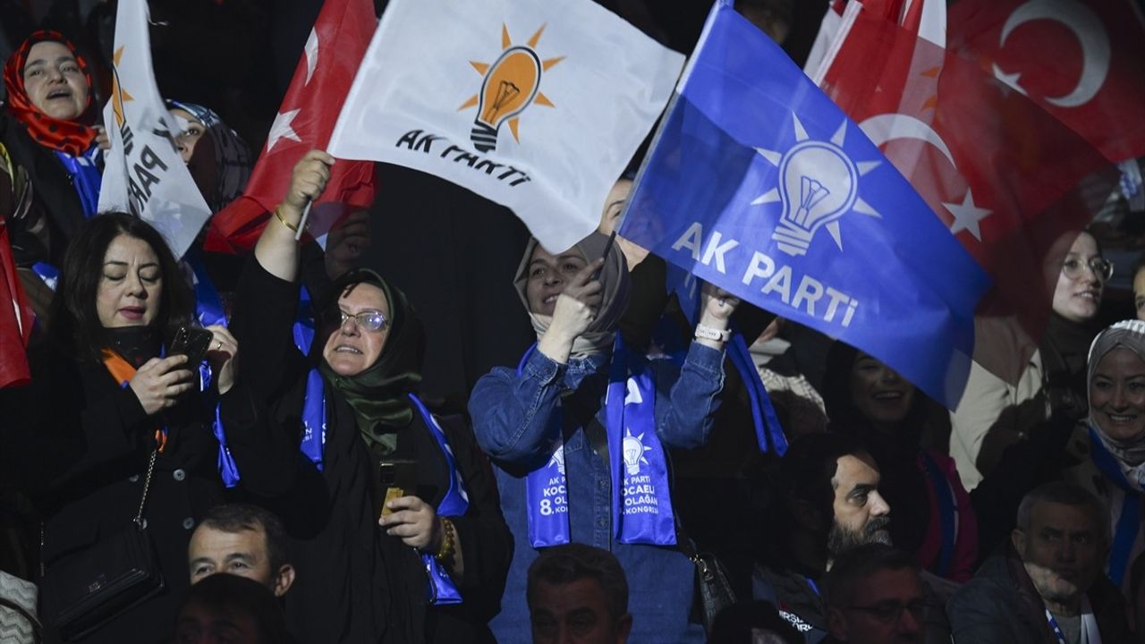 AK Parti Kocaeli 8. Olağan İl Kongresi Gerçekleştirildi