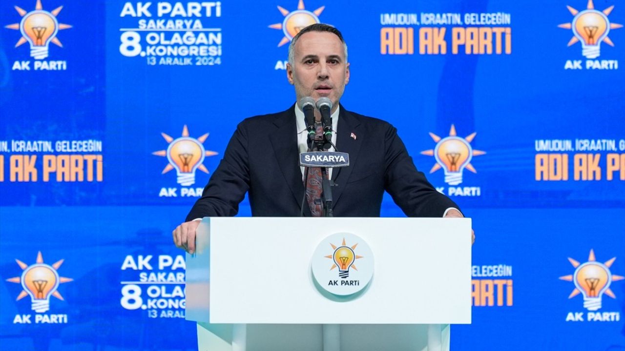 AK Parti Sakarya 8. Olağan İl Kongresi Gerçekleştirildi