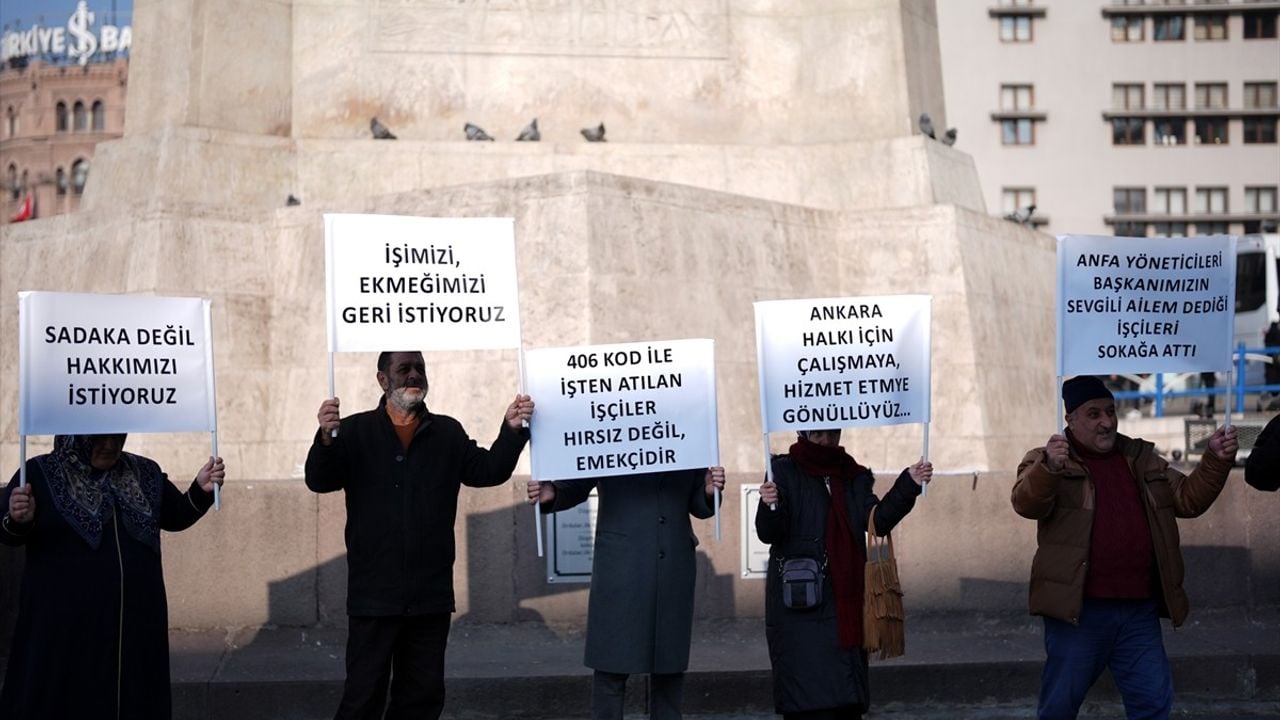 ANFA İşçileri Haksız İşten Çıkarmalara Karşı Eylem Düzenledi