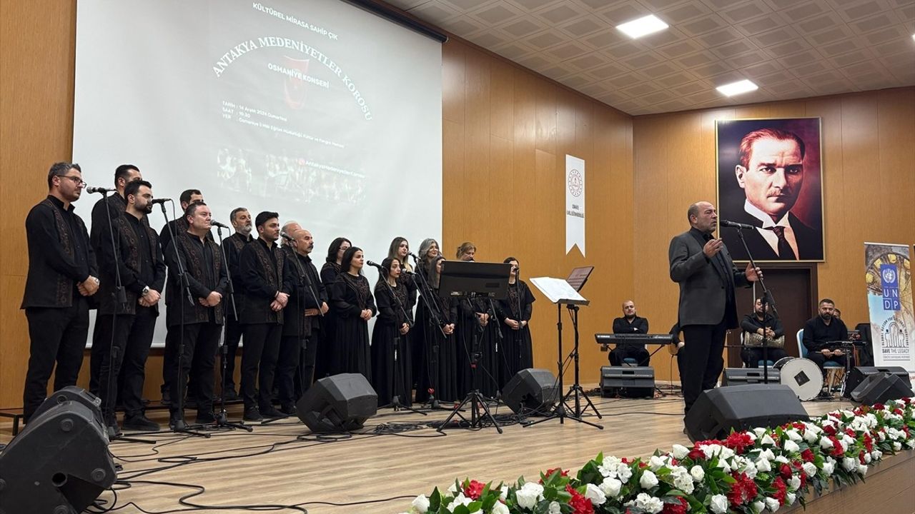 Antakya Medeniyetler Korosu Osmaniye'de Anma Konseri Düzenledi