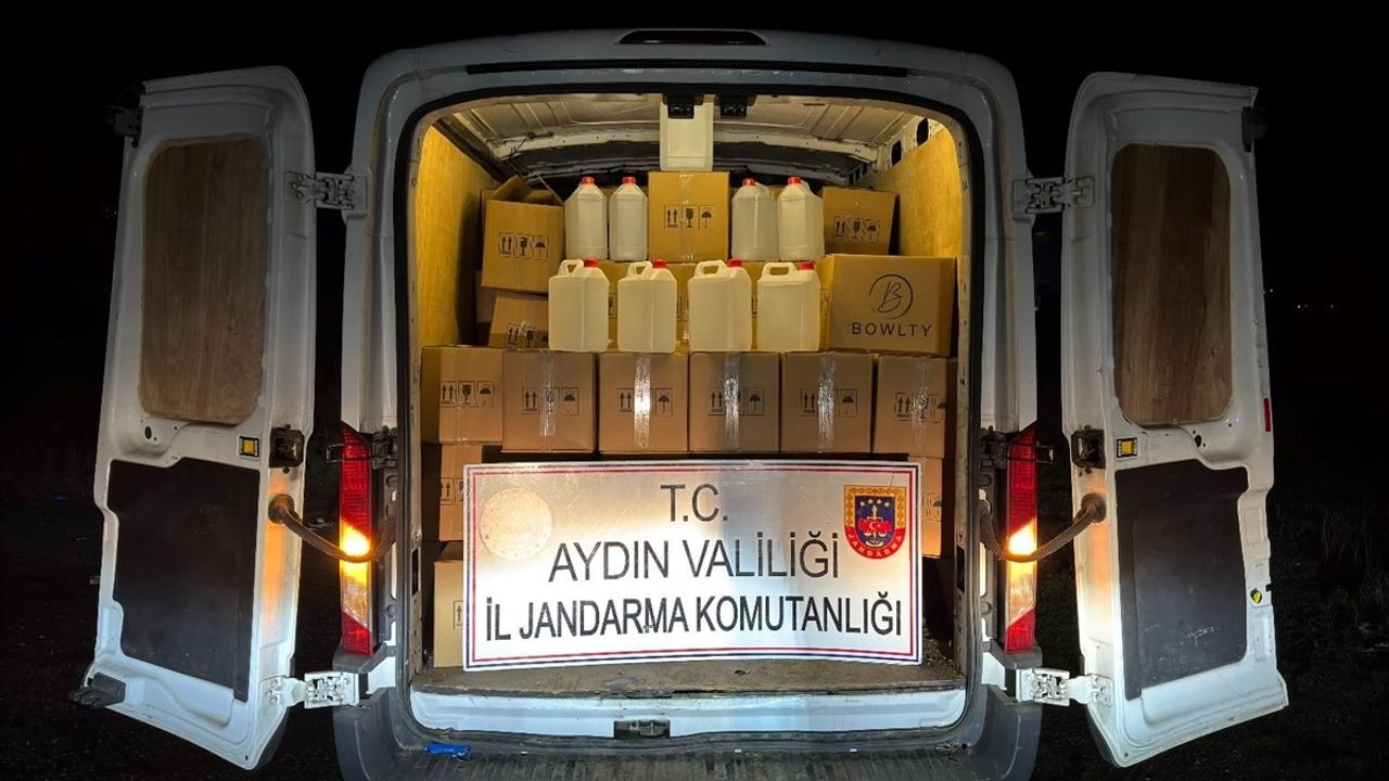 Aydın'da 1,6 Ton Etil Alkol Ele Geçirildi