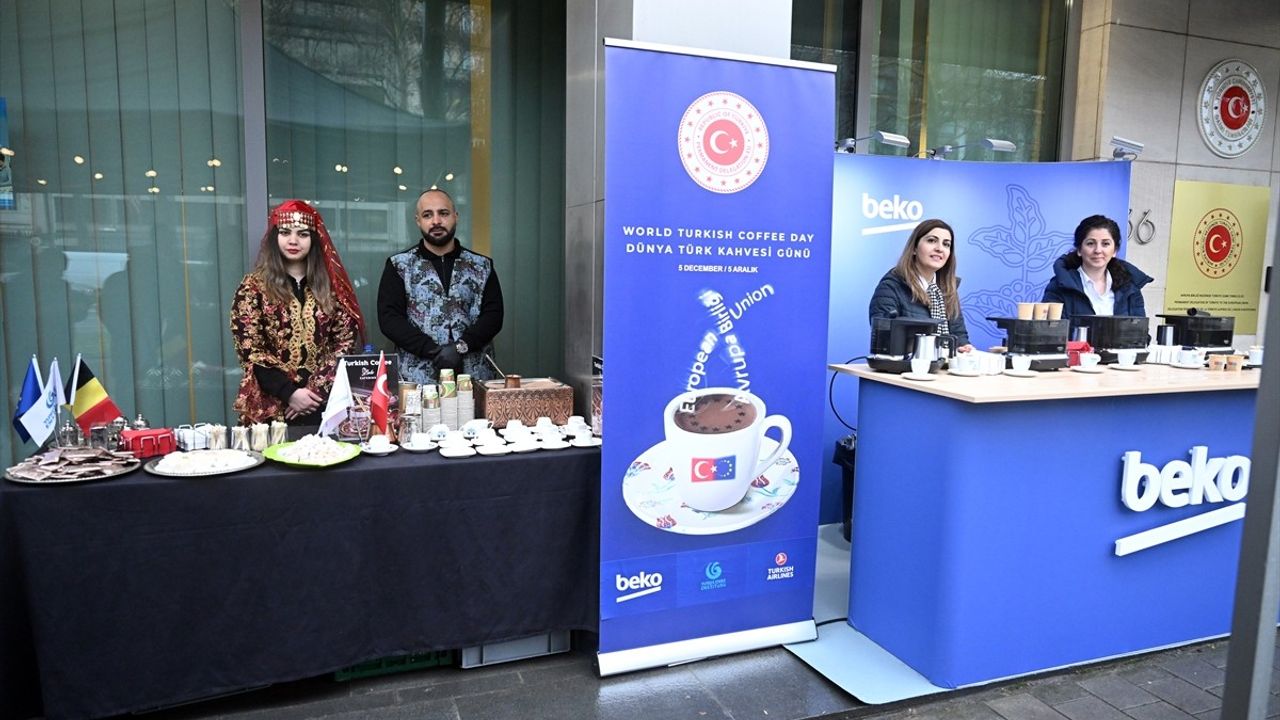 Dünya Türk Kahvesi Günü Brüksel'de Kutlandı