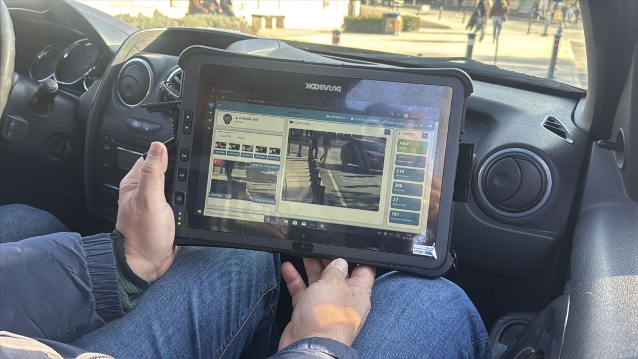 Edirne'de Yılbaşı Denetimi Mobil Plaka Tanıma Sistemi ile Yapıldı