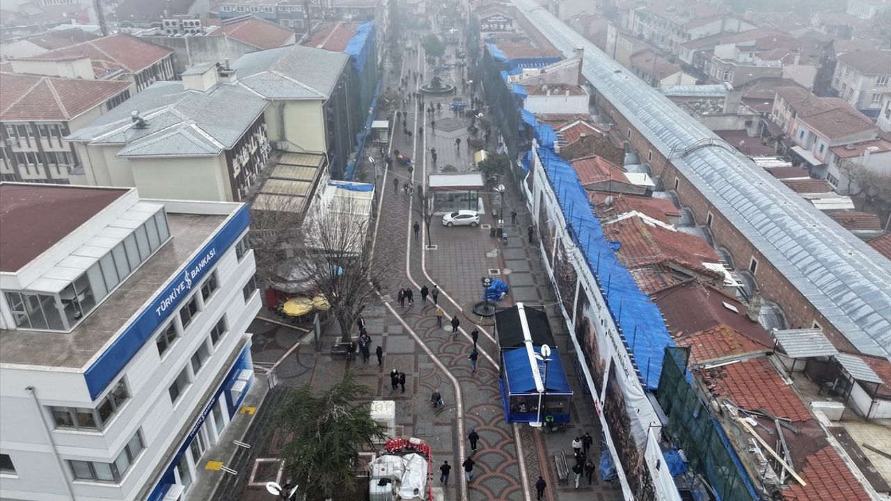 Edirne'nin Tarihi Dokusu İçin Sokak Sağlıklaştırma Projesi Devam Ediyor