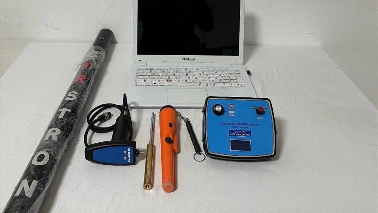 Elazığ'da Kaçak Kazı İçin Keşif Yapan 4 Şüpheli Gözaltına Alındı