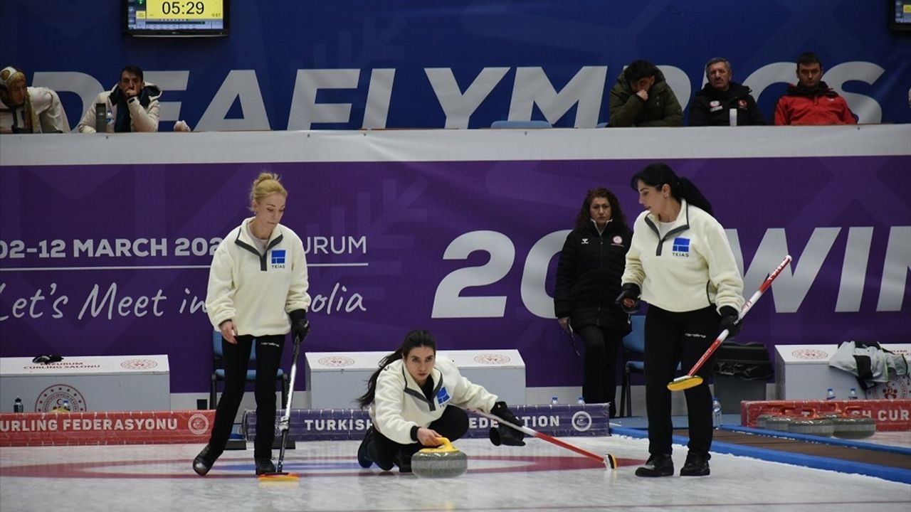 Erzurum'da Türkiye Curling Süper Lig Şampiyonları Belli Oldu