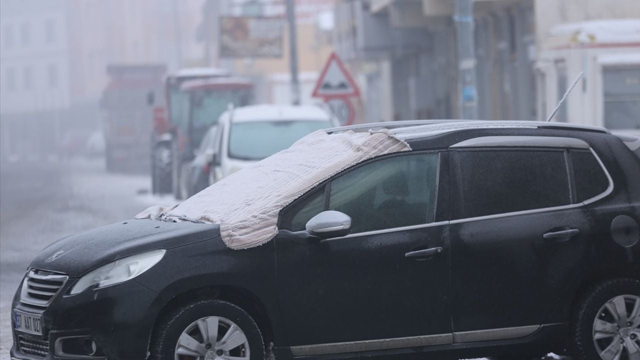 Erzurum ve Çevresinde Dondurucu Soğuklar Yaşanıyor