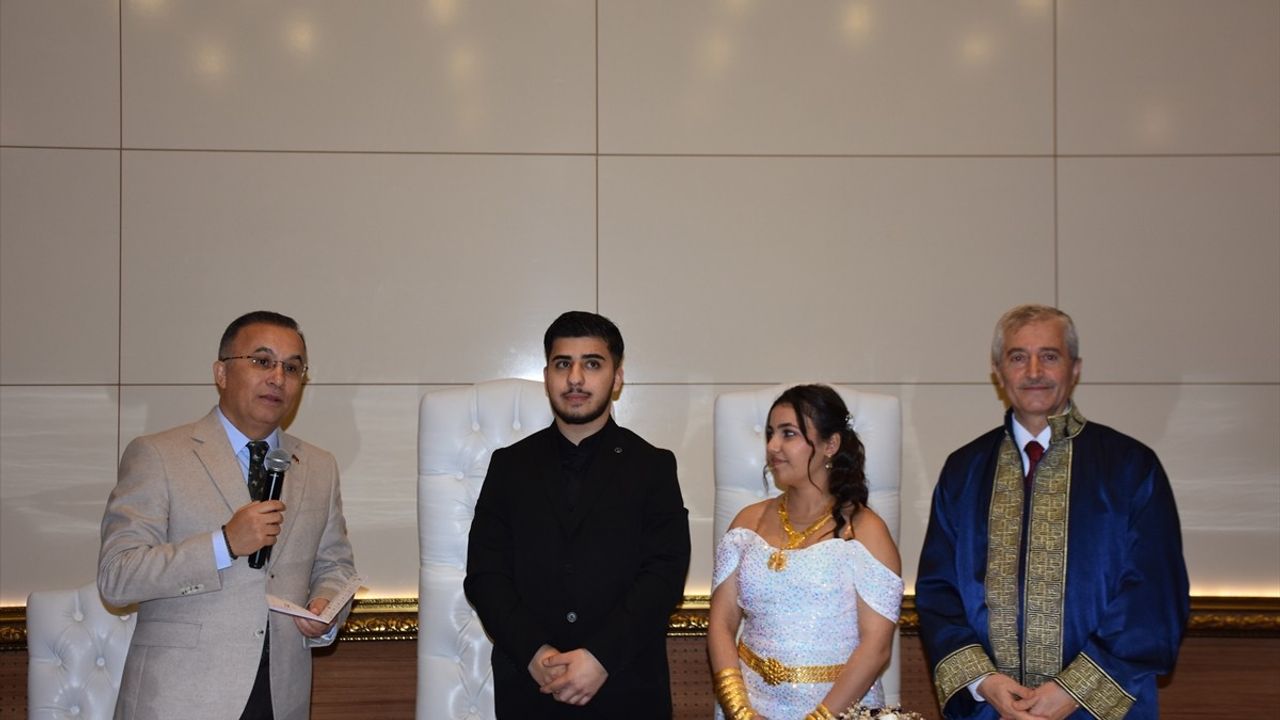 Gaziantep'te Yılın Son Nikah Töreni Gerçekleşti