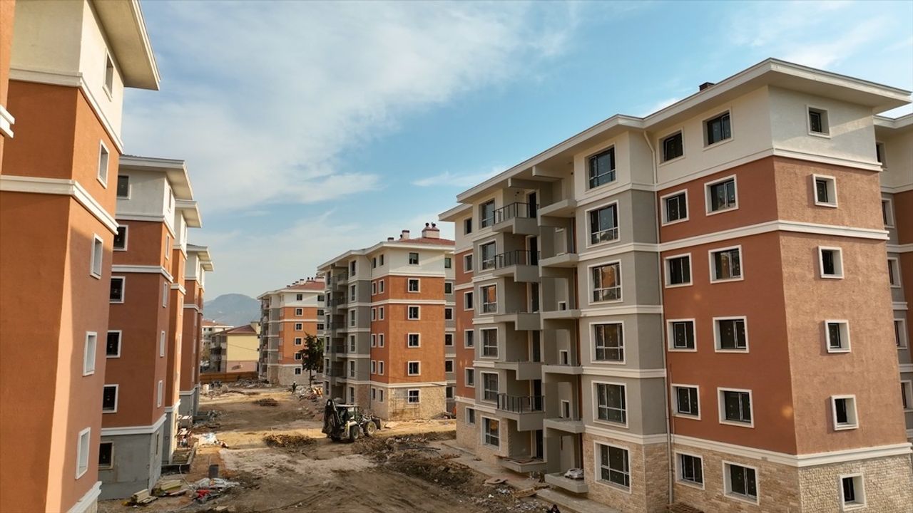 Hatay'daki 600 Evler Sitesi'nde Anahtar Teslimi Ay Sonunda Başlıyor