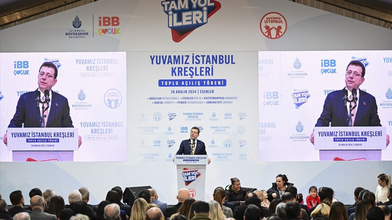 İstanbul Büyükşehir Belediyesi'nden 6 Yeni Kreş Açılışı