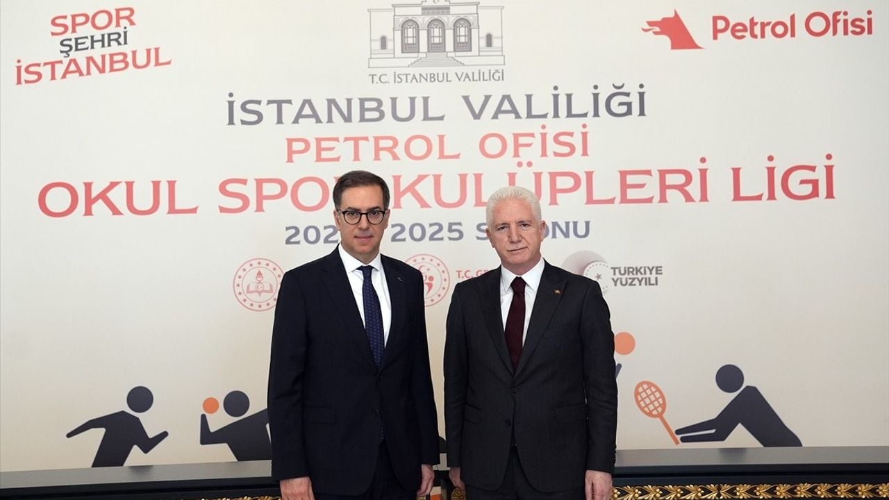 İstanbul'da Okul Spor Kulüpleri Ligi Sponsorluk Anlaşması İmzalandı