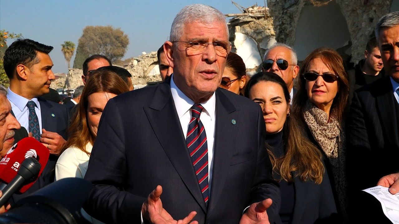 İYİ Parti Genel Başkanı Dervişoğlu, Hatay'da Esnafın Taleplerini Dinledi