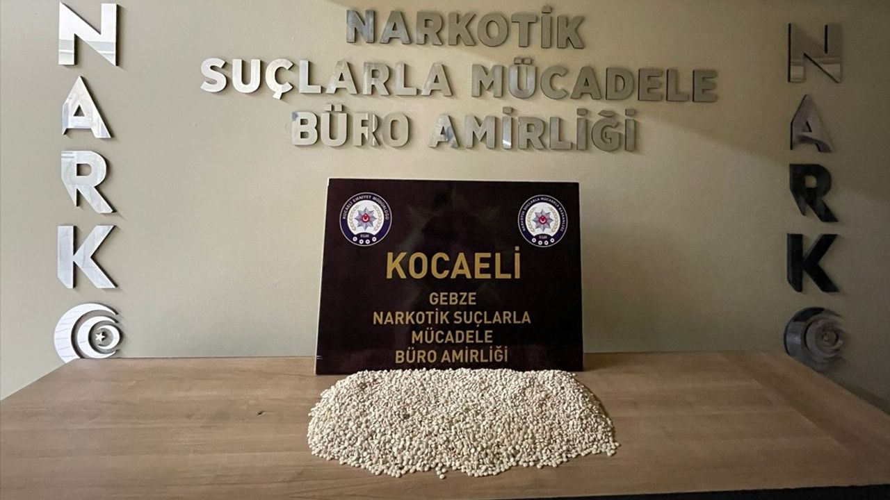 Kocaeli'de Uyuşturucu Operasyonu: 17 Bin 757 Hap Ele Geçirildi, 1 Tutuklama
