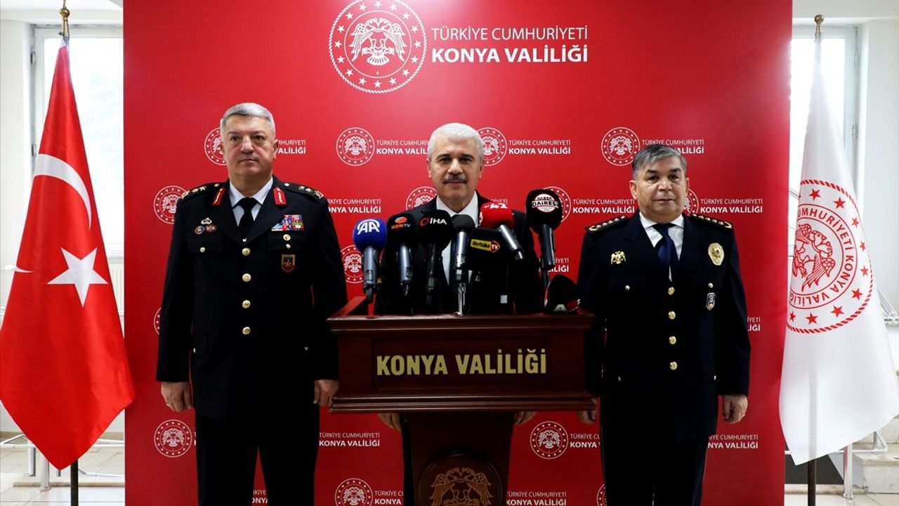 Konya'da Yılbaşı için 4 Bin 409 Kolluk Kuvveti Görevde Olacak