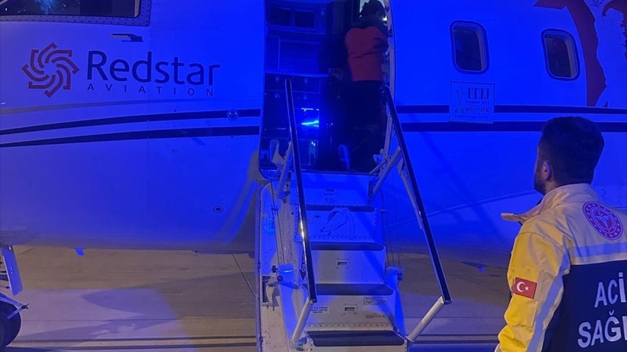 Mardin'de 1 Günlük Bebek Ambulans Uçakla Ankara'ya Sevk Edildi