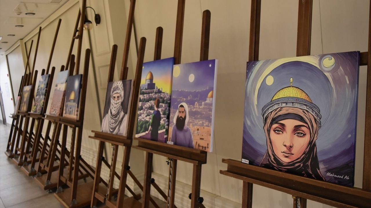 Milli Mücadele ve Şehitler Haftası'nda Filistinli Çocuklar Anıldı