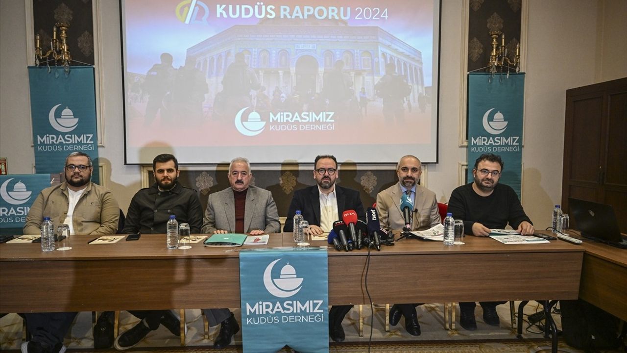 Mirasımız Kudüs Derneği'nden 2024 Kudüs Raporu Açıklandı