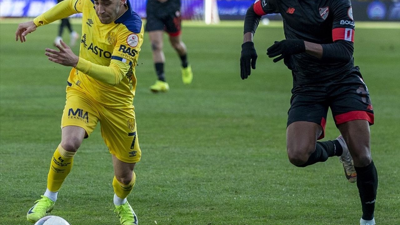 MKE Ankaragücü, Trendyol 1. Lig'de Boluspor'u 3-2 Yenerek Öne Geçti