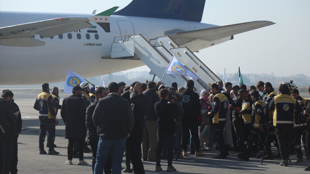 Şam Havalimanı'ndan Halep'e İlk Uçuş Gerçekleşti