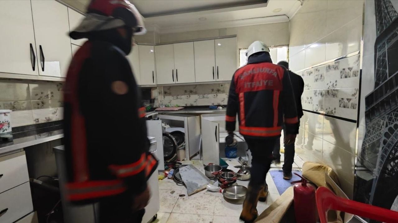 Şanlıurfa'da Gaz Sıkışması Nedeniyle Patlama: 1 Yaralı