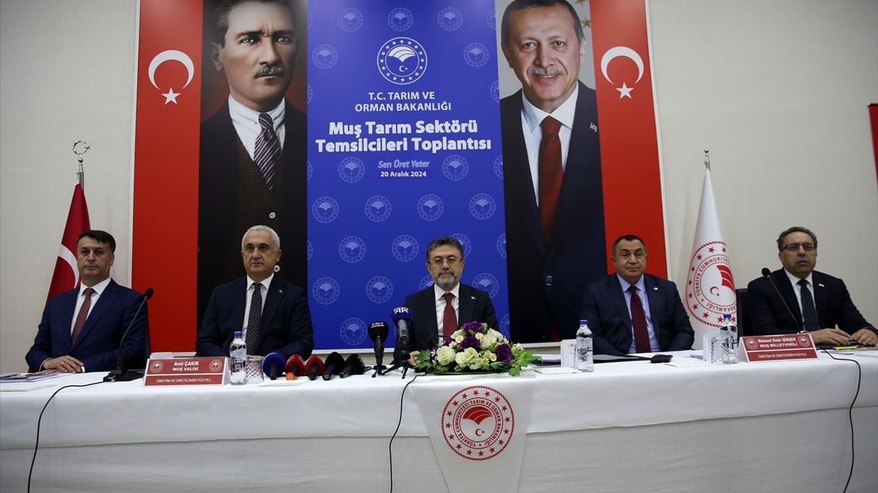 Tarım Bakanı Yumaklı, Muş'ta 331 Milyon Liralık Destek Açıkladı