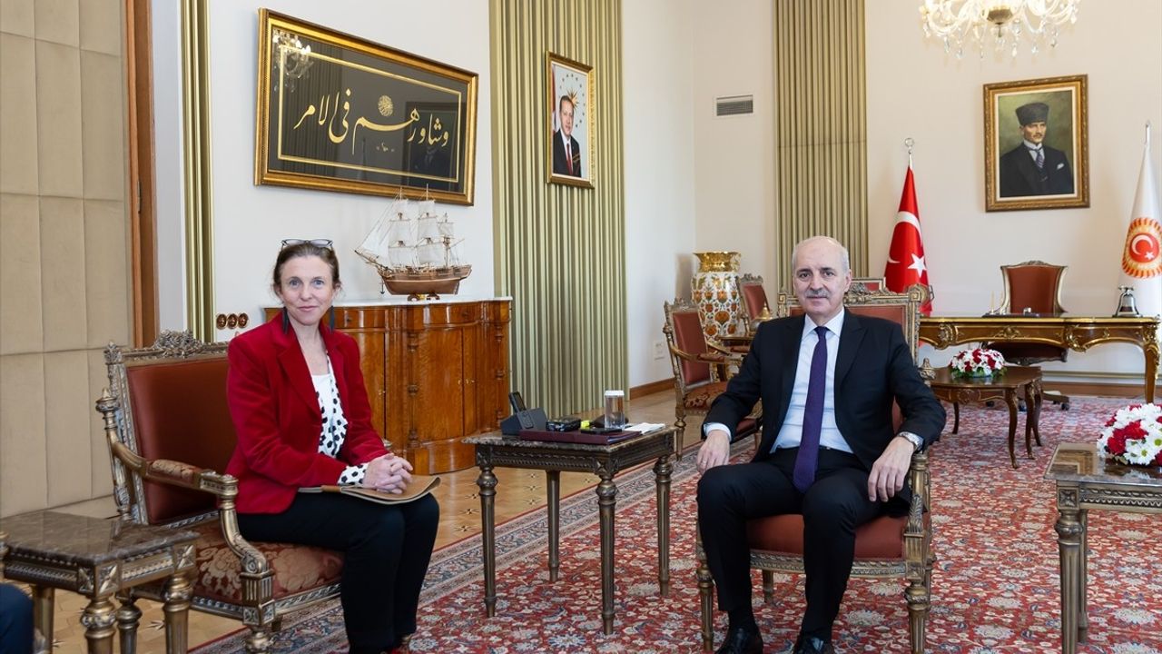 TBMM Başkanı Numan Kurtulmuş, Yeni Zelanda Büyükelçisi Zoe Coulson-Sinclair'i Kabul Etti
