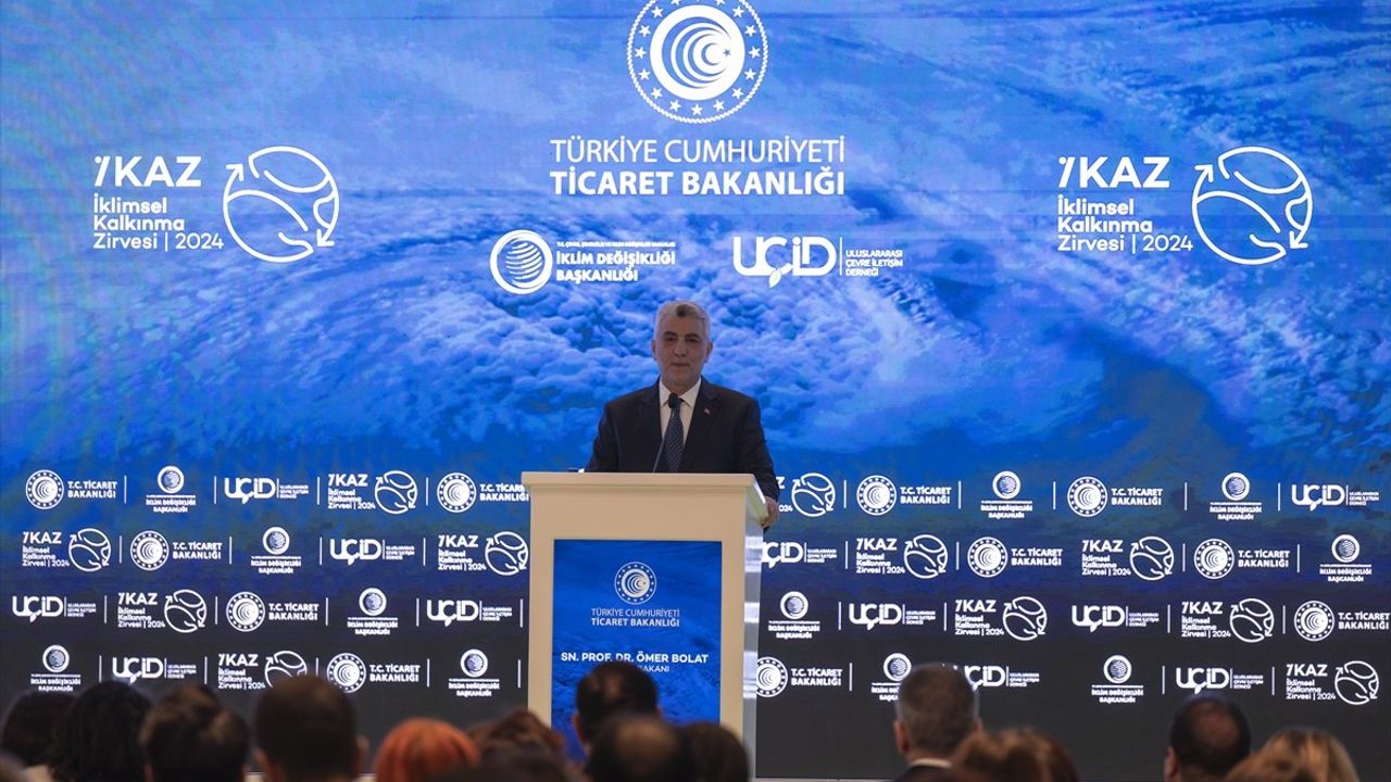 Ticaret Bakanı Bolat, Yeşil Dönüşüm Sürecinin Önemine Dikkat Çekti